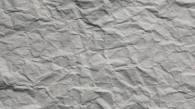 open crumpled paper texture transition screen with alpha channel