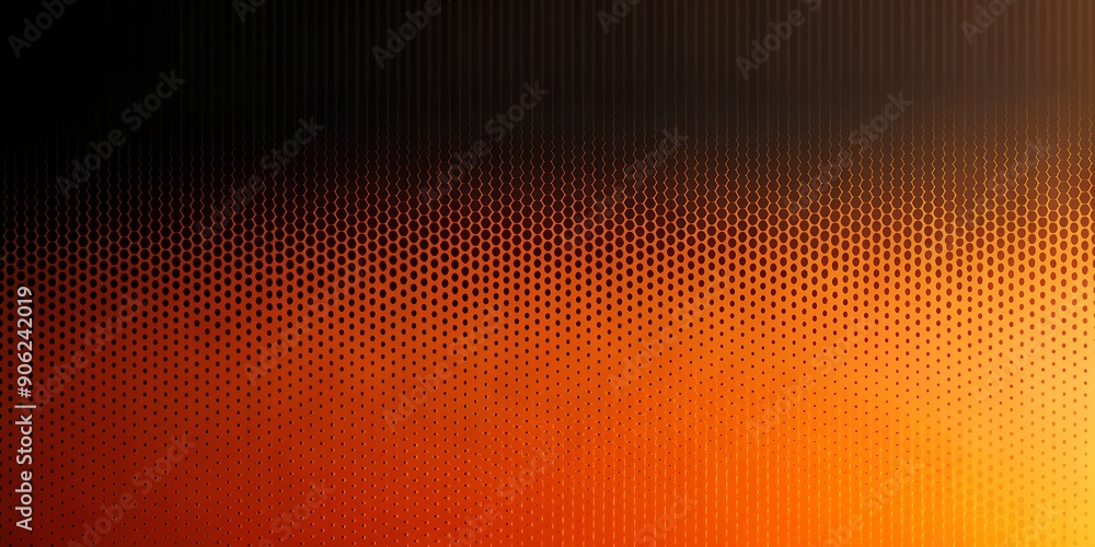 Aufkleber orange and black textured abstract gradient background generative ai