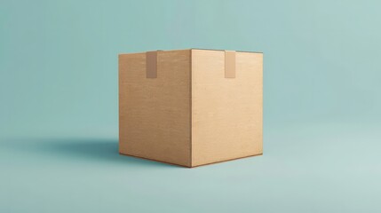 Fototapeta premium Cardboard Box Mockup