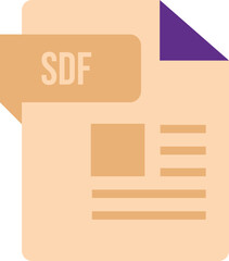 SDF ip icon sharp corners lines and rectangle with symbol