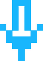 Down Arrow Pixel Art
