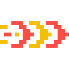 Next Arrow Pixel Art