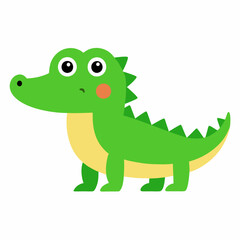 Cute Crocodile Vector Illustration