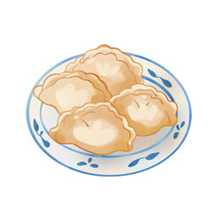 Dumpling illustration
