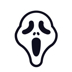 Thriller movie genre icon design