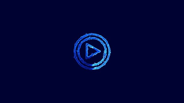 Play. Play button. Play Icon. Play reveal.