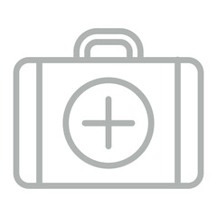 Health Vector Line Grey Icon Design