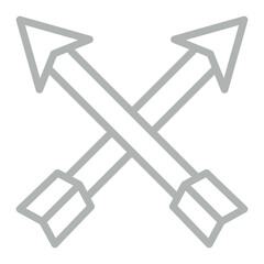Arrows Vector Line Grey Icon Design