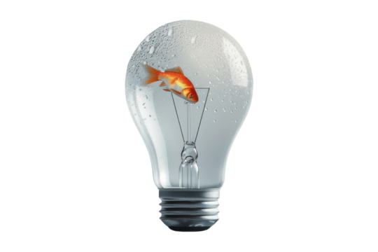 Goldfish in a Light Bulb