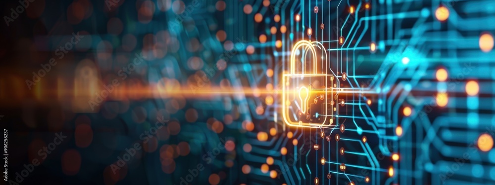 Aufkleber cybersecurity, holographic aes proxy, futuristic encryption methods, dark tech background