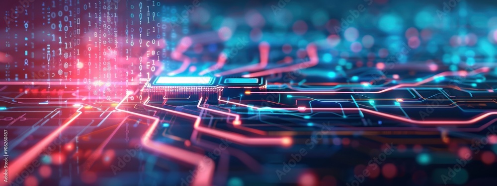 Poster encryption keys, holographic data visualization, futuristic secure communication, sleek design