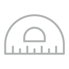 Measuring Utensils Vector Line Grey Icon Design