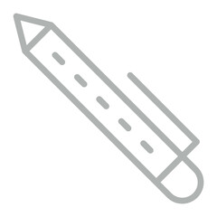 Pen Vector Line Grey Icon Design