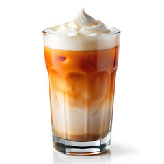 Thai Milk Tea, Milk ice tea isolate white