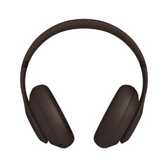 Transparent brown headphone
