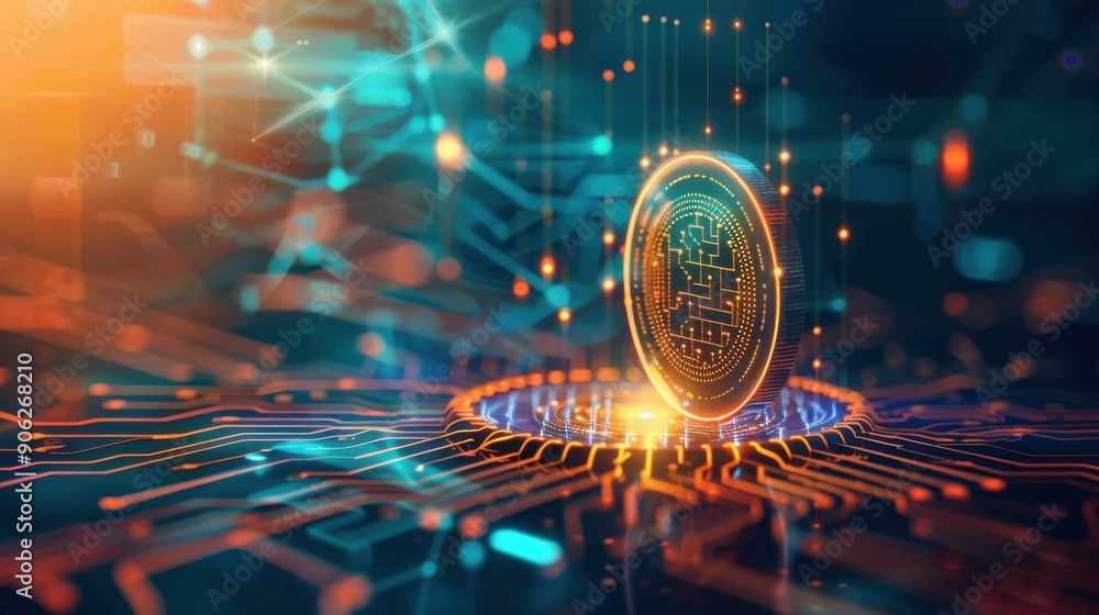 Poster nft minting process on a blockchain platform, innovative and efficient.