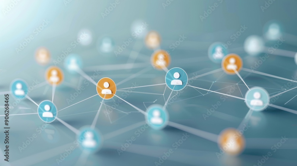 Poster peer-to-peer networks enabling decentralized internet, interconnected and resilient.