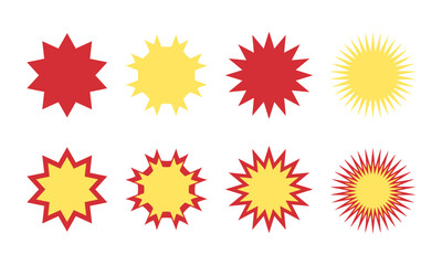 注意喚起やセールの素材セット