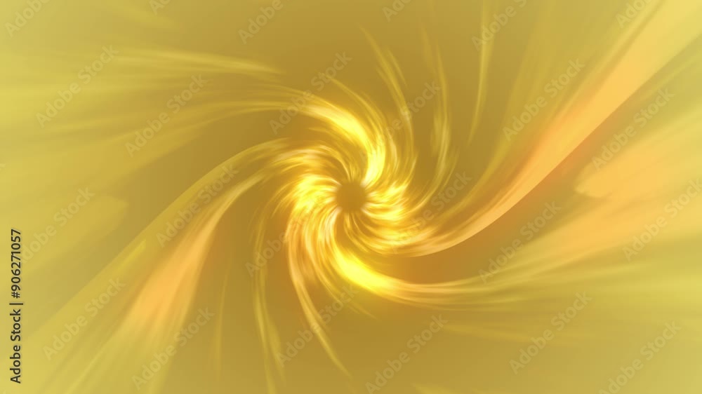 Wall mural gold background animated tunnel element for motion graphic, on background seamless loop animation on