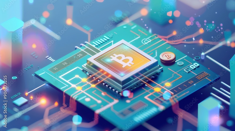 Poster smart contract executing financial transactions, automated and reliable.
