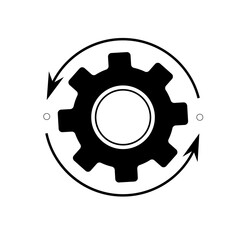 Gear arrow icon