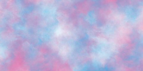 Holographic rainbow color paper texture with stains, blur holographic rainbow foil iridescent panoramic texture with cloudy stains, amazing colorful abstract watercolor texture.