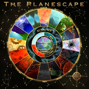 Planescape Map