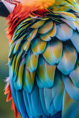 Obraz premium Farbenspiel der Vogelgefieder