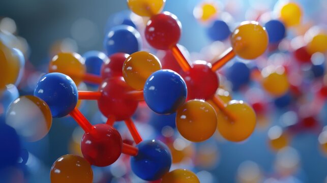 A close-up of a 3D molecular model showing the ionic bond between sodium and chloride atoms