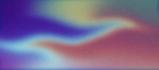  Retro gradient background with grain noisy texture
