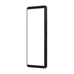 Left see-through phone view transparent