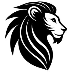 lion head line art vector, Lion head face logo vector art, Lion Head