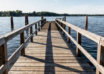 Fototapeta premium Bootsstegidylle