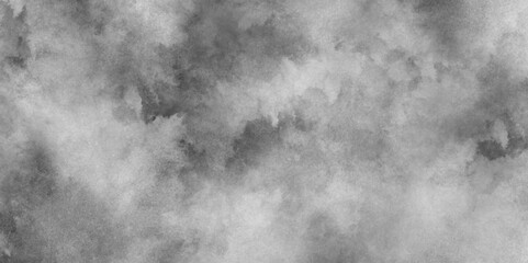 Panorama of vintage Background of white marble texture with smoke, polished and acrylic black and white watercolor background hand painted by brush, Abstract Textured black Smoke with grunge stains.