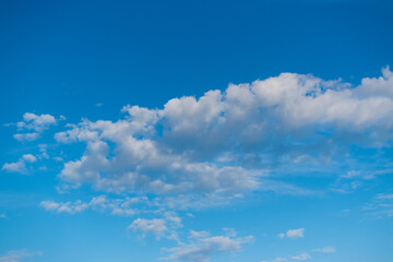 blue sky with clouds