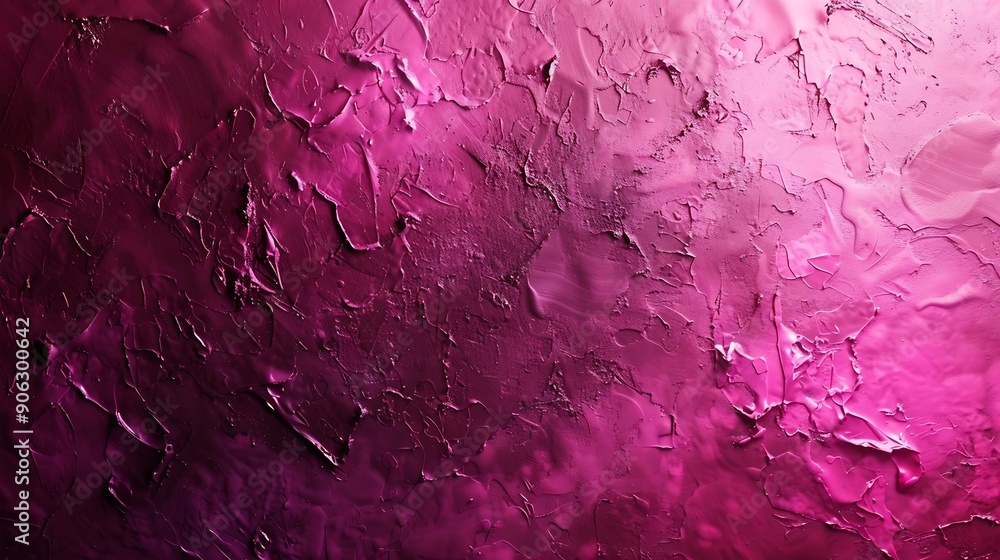 Poster Abstract viva magenta painted texture as background with copy space Shiny pattern in trendy color 2023 year Viva Magenta Vintage blank backdrop : Generative AI