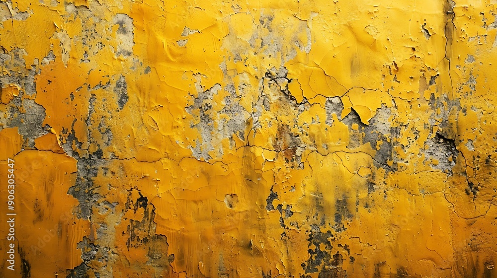 Poster abstract yellow background with texture grunge textures and backgrounds perfect background with spac