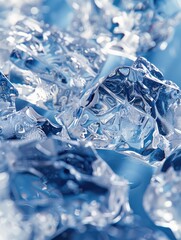 Ice Crystal Clusters Close Up
