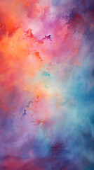 Fototapeta premium Digital colorful starry sky abstract graphic poster background