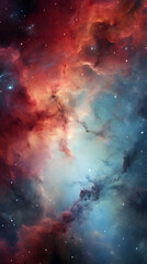 Fototapeta premium Digital colorful starry sky abstract graphic poster background