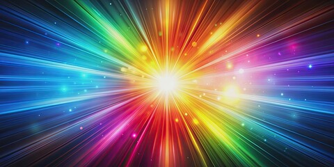 Abstract background with a colorful flare blur light burst , flare, blur, light, burst, abstract, background, colorful, vibrant
