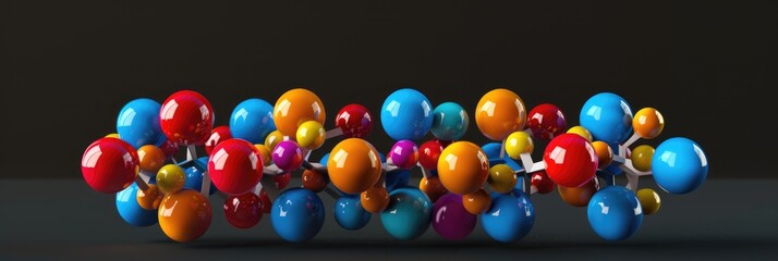 3D model for studying biological atoms