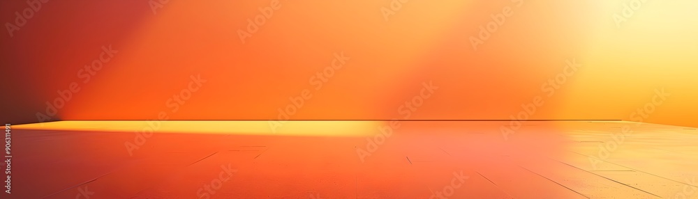 Poster vibrant orange backdrop with smooth gradient for dynamic product presentations and captivating visua