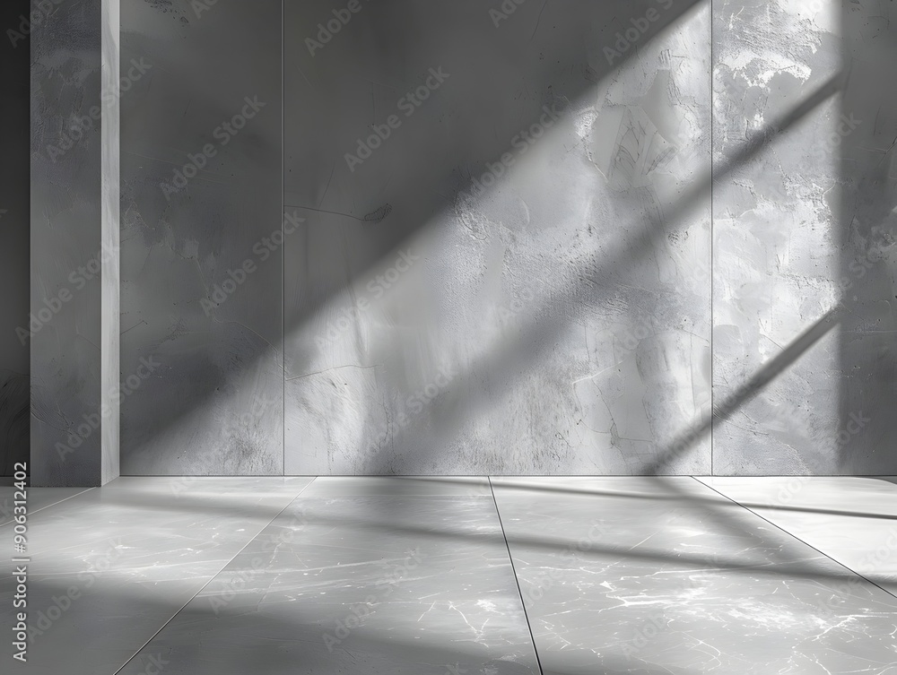 Poster clean soft gray backdrop with subtle shadows for versatile product displays