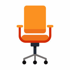 office chair vector illustration isolated on vector illustration