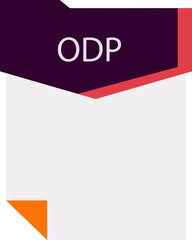 ODP File format minimal icon