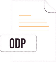 ODP icon black dashed outline v1