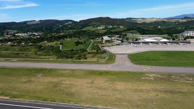 Take-Off from Bilbao Airport