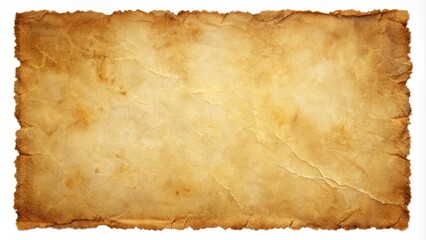 Vintage parchment paper with distressed stains, torn edges , antique, old, rough, texture, background, vintage, stains, worn, torn