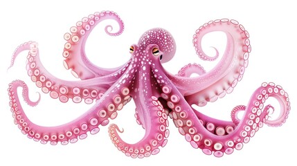 Fototapeta premium Pink Octopus
